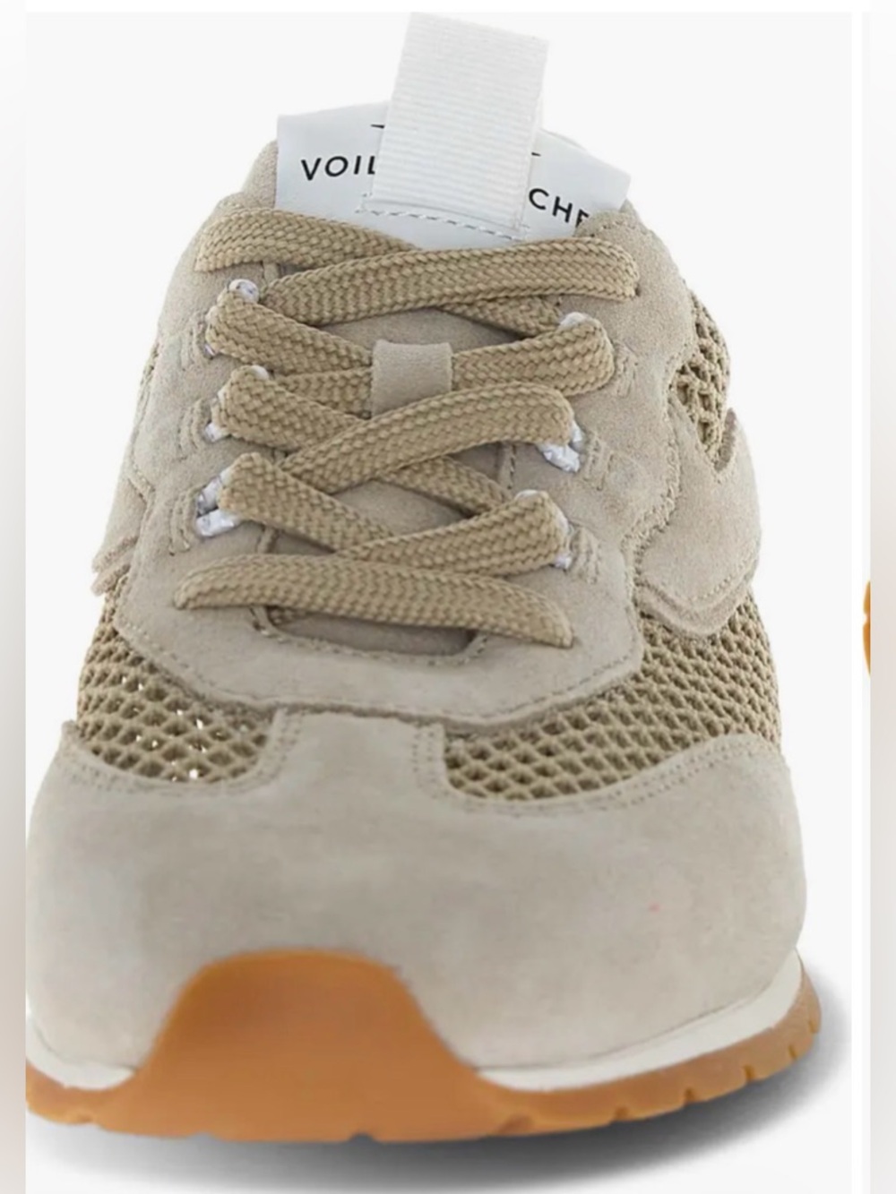 NWT VOILE BLANCHE PLAY Mesh Sneaker in Light Beige - Picture 4 of 16